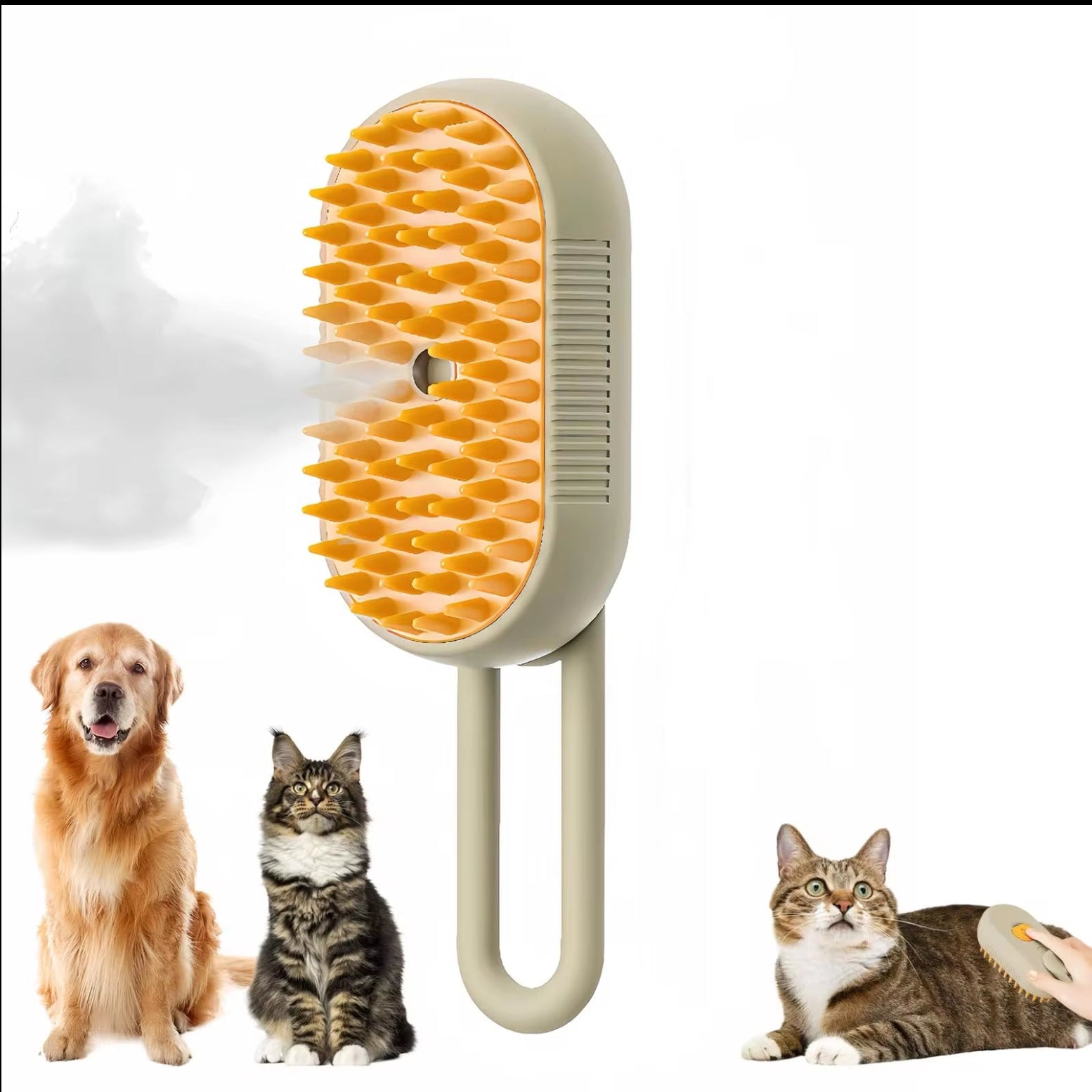 3 in 1 Pet Brush Cat Steam Brush Comb Dog Brush Electric Spray Cat Hair Brushes Massage Pet Grooming Hair Removal Combs